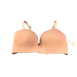 Auden Women's Sz 34DDD Nursing Bra Lightly Lined Wireless 2 Way Straps Mauve New